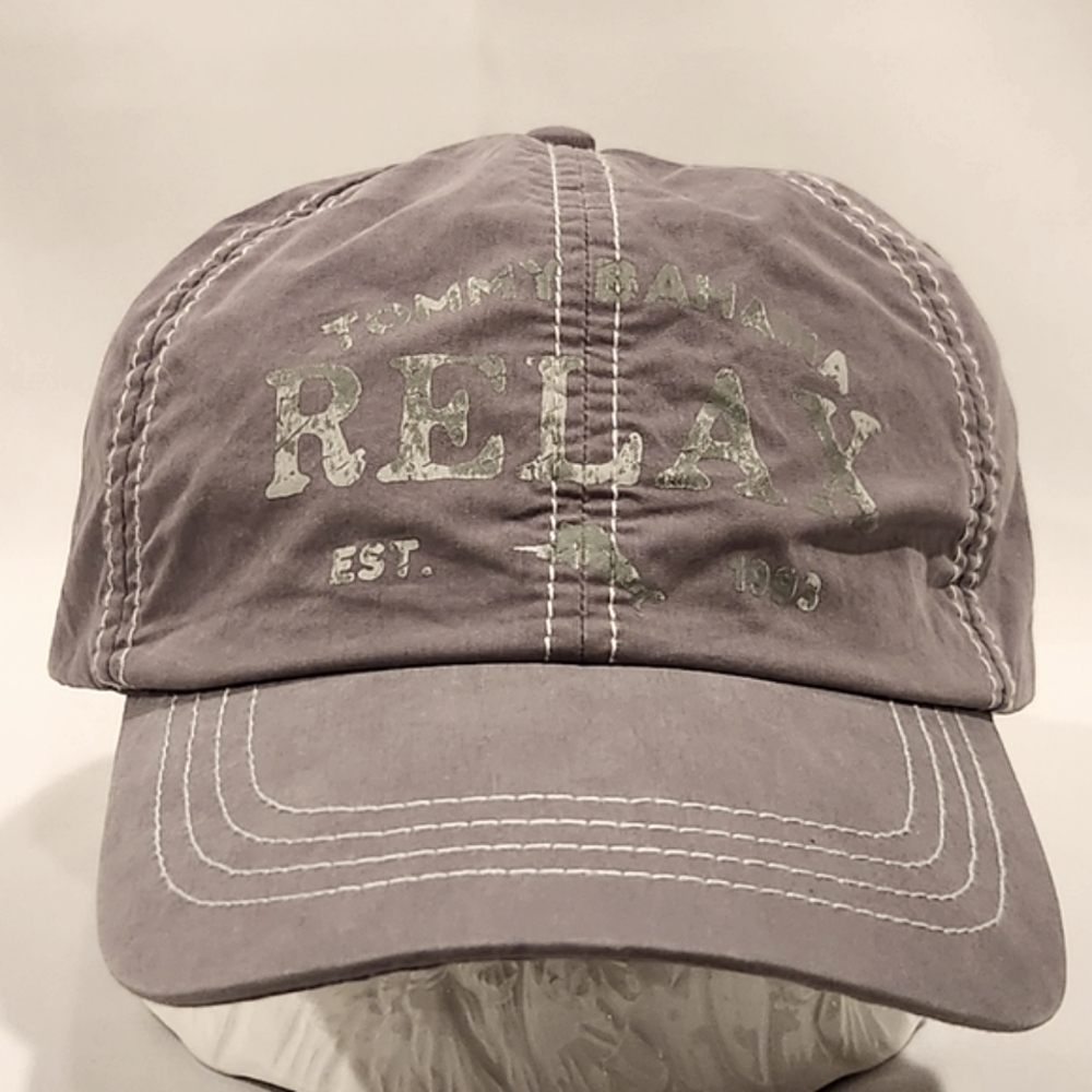 🌴 Tommy Bahama Unisex "Relax" Hat in Gray Adjustable OSFA